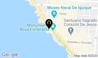 Mapa de Gavina Hotel en Iquique