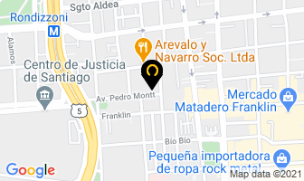 Mapa de Gemo Flex en Santiago