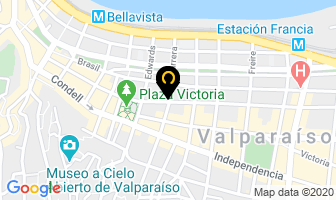 Mapa de Gomar La Casa De La Goma en Valparaíso