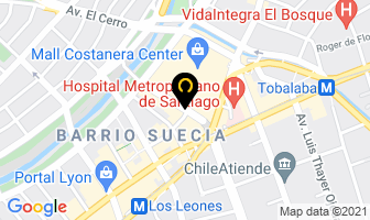 Mapa de Hey Pitas en Santiago