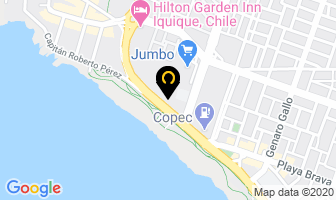 Mapa de Holiday Inn Express en Iquique