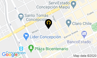 Mapa de Homocineticas Servifuji en Concepción