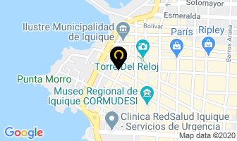 Mapa de Hostal Casa Blanca en Iquique