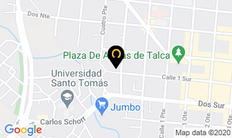 Mapa de Hostal Del Rio en Talca