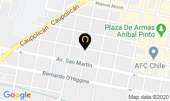 Mapa de Hostal Las Heras en Temuco
