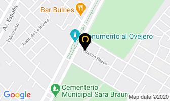 Mapa de Hostal Ovejero en Punta Arenas