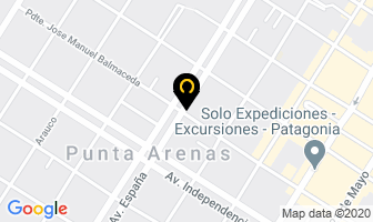 Mapa de Hostal Victoria en Punta Arenas