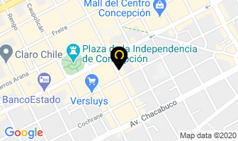 Mapa de Hotel Alonso De Ercilla en Concepción