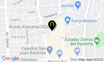 Mapa de Hotel Aymara en Calama