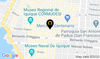 Mapa de Hotel Cano en Iquique