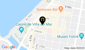 Mapa de Hotel Cantamar en Viña del Mar