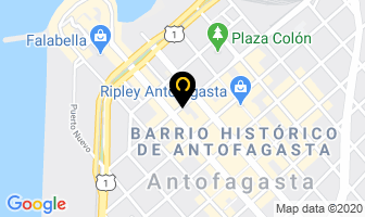 Mapa de Hotel Colon en Antofagasta