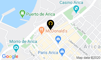Mapa de Hotel Las Palmas Ii en Arica