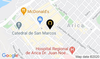Mapa de Hotel Lynch en Arica
