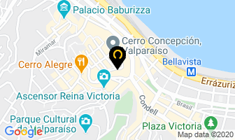 Mapa de Hotel Manoir Atkinson en Valparaíso