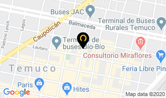 Mapa de Hotel Sevilla en Temuco