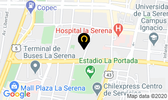 Mapa de Hotel Soberanía en La Serena