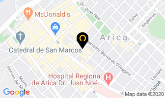 Mapa de Importadora Integral Decor Company Ltda. en Arica