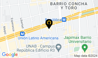 Mapa de Imprenta Timbres De Goma Rapidos Santiago Centro en Santiago