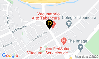 Mapa de Inducien en Vitacura