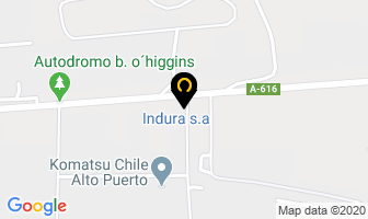 Mapa de Indura S.a. en Alto Hospicio