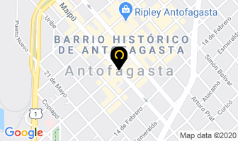 Mapa de Infraplast en Antofagasta