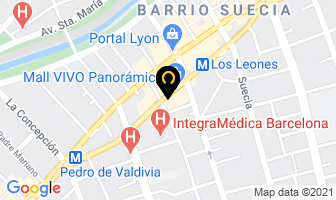 Mapa de Inmobiliaria Astra S.a. en Providencia
