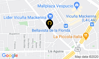 Mapa de Inmobiliaria C & P en Santiago