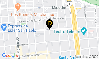 Mapa de Instacheck en Santiago