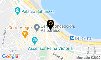 Mapa de Instituto Profesional De Ciencias Y EducaciÓnhelen Keller en Valparaíso