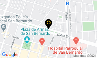 Mapa de Inversiones Armor Ltda en San Bernardo