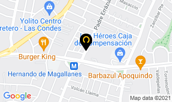 Mapa de Inversiones Civiles Montecristo en Las Condes