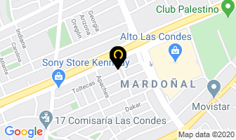 Mapa de Jardin Infantil Generacion en Las Condes