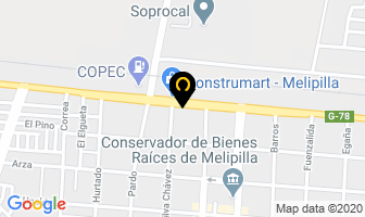 Mapa de Jr Arriendos en Melipilla