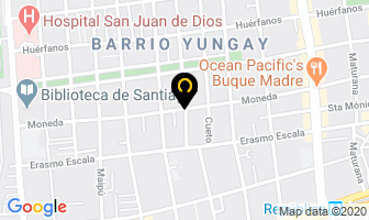 Mapa de La Cocina De Pauline en Santiago