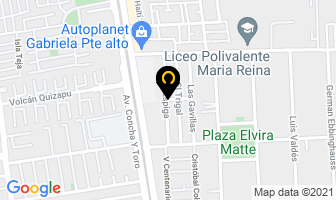 Mapa de La Espiga en Puente Alto