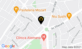 Mapa de La Fuente Chica en Vitacura