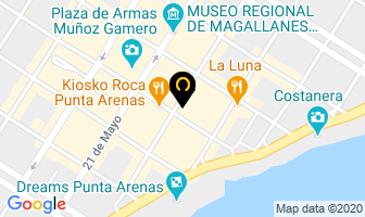 Mapa de La Piedra Restobar en Punta Arenas