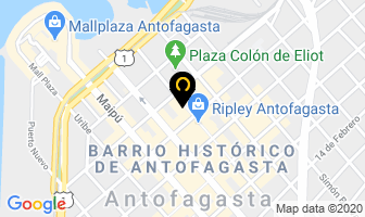 Mapa de La Polar en Antofagasta