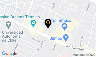 Mapa de La Tabla Restaurant en Temuco