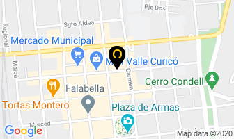 Mapa de Laboratorio Clinico Alcantara en Curicó