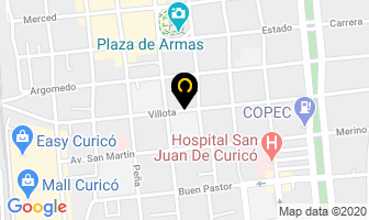 Mapa de Laboratorio Clinico Santa Marta en Curicó