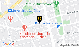 Mapa de Laboratorio OrtopÉdico Nacional en Santiago