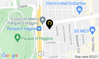 Mapa de Las Masitas Ltda. en Santiago