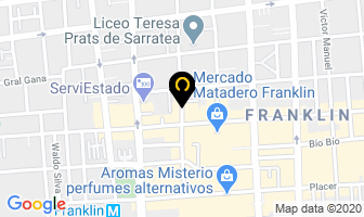 Mapa de Lavanderia Y Lavaseco Prat en Santiago