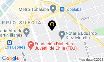 Mapa de Les Gemeaux Esthetique Ltda. en Santiago