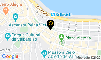 Mapa de Librerias Pacifico en Valparaíso