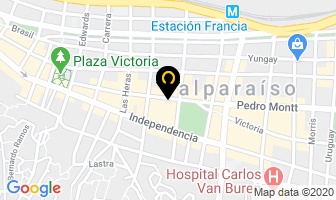 Mapa de Liceo Jacques Cousteau en Valparaíso