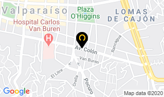 Mapa de Licoval en Valparaíso