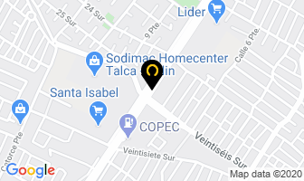 Mapa de Lubricantes Marfran Ltda en Talca